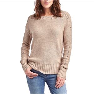 GAP pointelle knit chunky sweater size XS